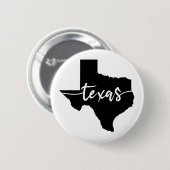 Texas USA Staat Map Button (Vorne & Hinten)