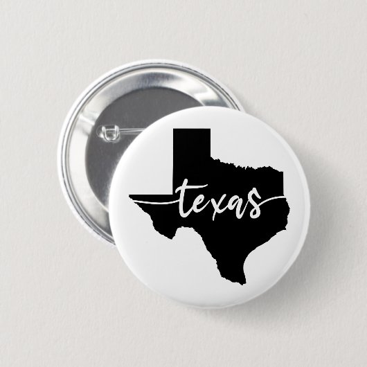 Texas USA Staat Map Button (Vorne & Hinten)
