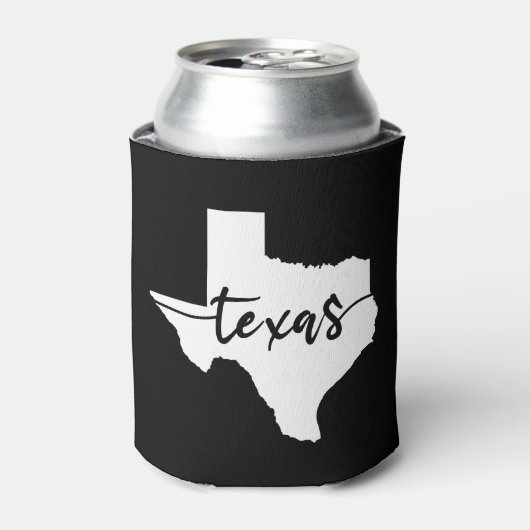 Texas USA Staat Map Dosenkühler (Kanne Vorderseite)