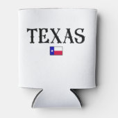 Texas USA Staat Map Flag Dosenkühler (Vorderseite)