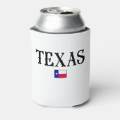 Texas USA Staat Map Flag Dosenkühler (Kanne Rückseite)