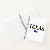 Texas USA Staat Map Flag Notizblock (Innenseite)