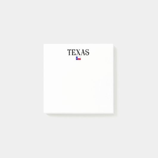 Texas USA Staat Map Flag Post-it Klebezettel (Vorderseite)