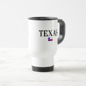 Texas USA Staat Map Flag Reisebecher (VorderseiteRechts)