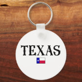 Texas USA Staat Map Flag Schlüsselanhänger (Vorderseite)