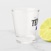 Texas USA Staat Map Flag Schnapsglas (Links)