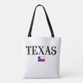 Texas USA Staat Map Flag Tasche (Rückseite)