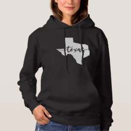 Texas USA Staat Map Hoodie