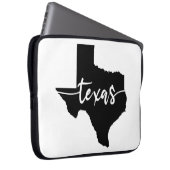 Texas USA Staat Map Laptopschutzhülle (Vorne Rechts)