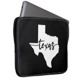 Texas USA Staat Map Laptopschutzhülle (Vorne Rechts)