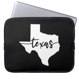 Texas USA Staat Map Laptopschutzhülle