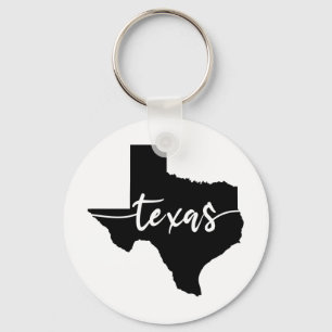 Texas USA Staat Map Schlüsselanhänger