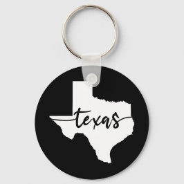 Texas USA Staat Map Schlüsselanhänger