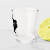Texas USA Staat Map Schnapsglas (Rechts)