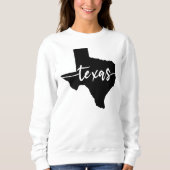 Texas USA Staat Map Sweatshirt (Vorderseite)