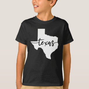 Texas USA Staat Map T-Shirt
