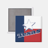 Texas USA Staat Travel Souvenir Kühlschrankmagnet (Vorderseite/Rückseite)