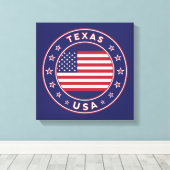 Texas, USA Staaten, Poster, Leinwand (Insitu (Holzboden))