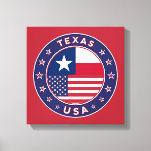 Texas, USA Staaten, Texas Poster, Leinwand