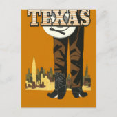 Texas USA Vintage Reise Postkarte (Vorderseite)