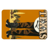 Texas USA Vintage Travel Magnet (Horizontal)