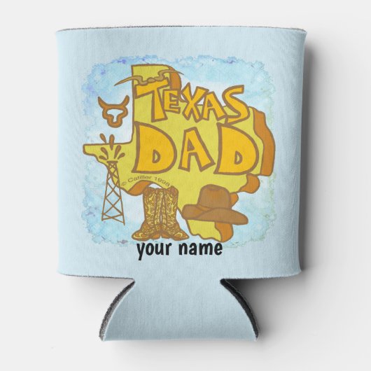 Texas Vater Dosenkühler (Vorderseite)