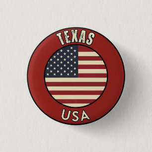 Texas Vereinigte Staaten von Amerika Button
