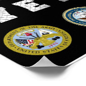 Texas Veteran Poster (Ecke)