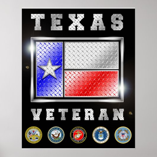 Texas Veteran Poster (Vorne)