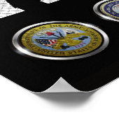 Texas Veteran Poster (Ecke)