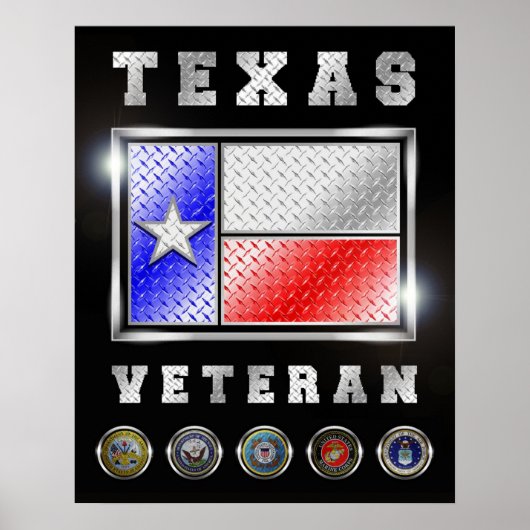 Texas Veteran Poster (Vorne)