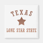 Texas Vintag den einstündigen Staat Magnet (Vorne)