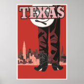 Texas Vintage Poster (Vorne)