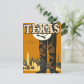 TEXAS Vintage Postkarte (Stehend Vorderseite)