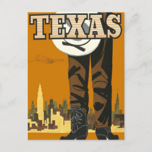 TEXAS Vintage Postkarte