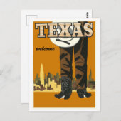 Texas, Vintage Travel Postcard Postkarte (Vorne/Hinten)