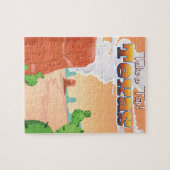 Texas Vintage Travel Poster Puzzle (Horizontal)