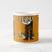 Texas Vintage Travel Poster Tasse (Vorderseite)