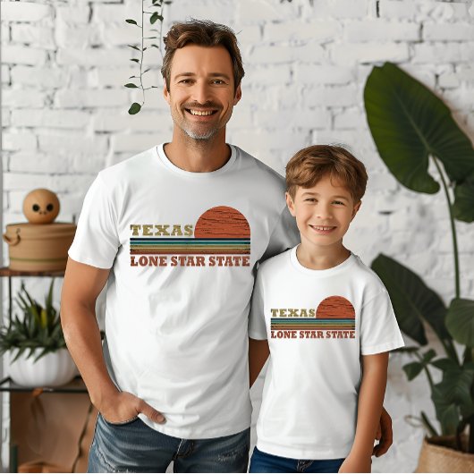 Texas Vintager Sonnenuntergang T-Shirt