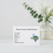 Texas-Visitenkarte Visitenkarte (Stehend Vorderseite)