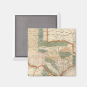 Texas, von David H Burr Magnet (Vorderseite/Rückseite)