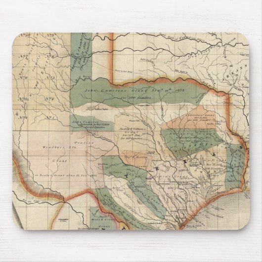 Texas, von David H Burr Mousepad (Vorne)