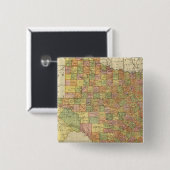 Texas von Rand McNally Button (Vorne & Hinten)