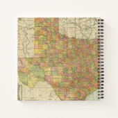 Texas von Rand McNally Notizblock (Rückseite)