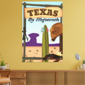 Texas von Stagecoach Leinwanddruck (Insitu (Wohnzimmer))
