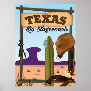 Texas von Stagecoach Poster