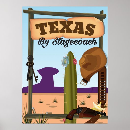 Texas von Stagecoach Poster (Vorne)