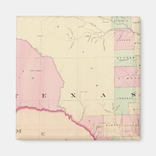 Texas W-Anteil Magnet (Vorne)