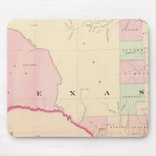 Texas-W-Anteil Mousepad (Vorne)