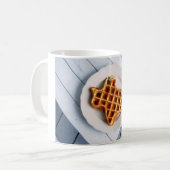 Texas-Waffel-Tasse Kaffeetasse (Vorderseite Links)